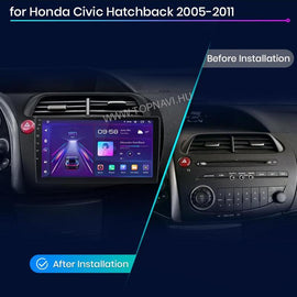 Honda Civic UFO 8. gen 2005 - 2011 9" Android Multimédia fejegység - TopNAVI