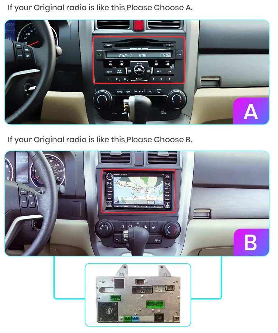 Honda CR - V 3. 2006 - 2011 9" Android Multimédia fejegység autórádió, hifi, rádió és fejegység nagy kijelzővel, CarPlay, Android autó, Wifi és Bluetooth támogatással,