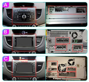 Honda CR-V 4. 10.1" 2013-2017 Android Multimedia Head Unit — kép 3