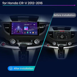 Honda CR - V 4. 10.1" 2013 - 2017 Android Multimédia fejegység - TopNAVI