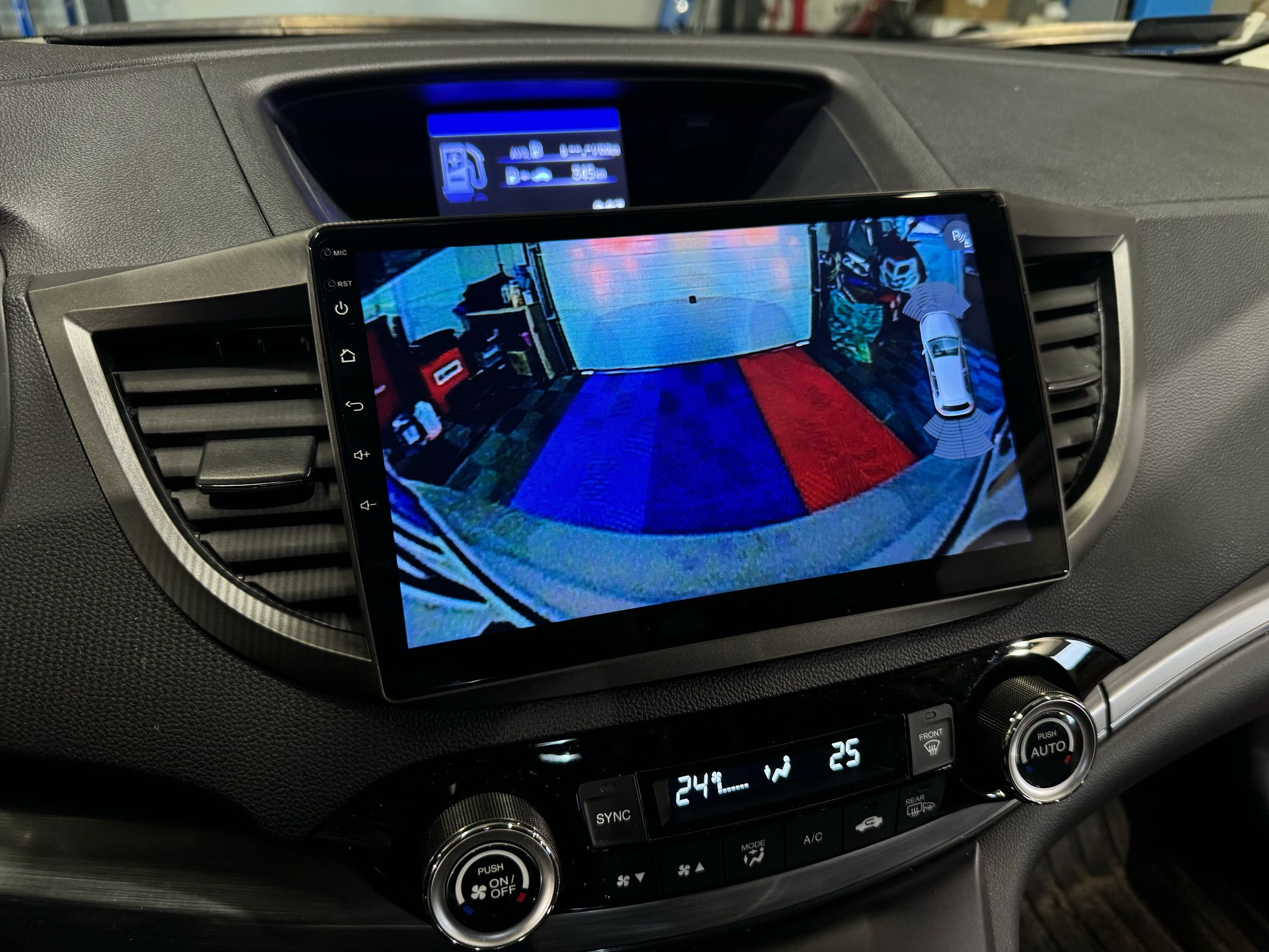 Honda CR-V 4 Android head unit reversing camera picture
