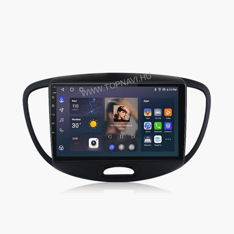 Hyundai i10 2007 - 2013 9" Android Multimédia fejegység - TopNAVI