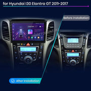 Hyundai I30 2011-2017 9" Android Multimedia head unit — kép 2