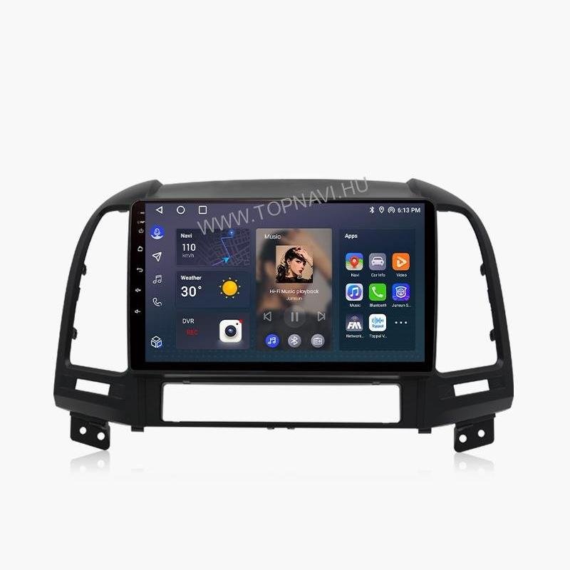 Hyundai Santa Fe 2006- 2012 9" Android Multimedia Head Unit — Márkaspecifikus multimédia