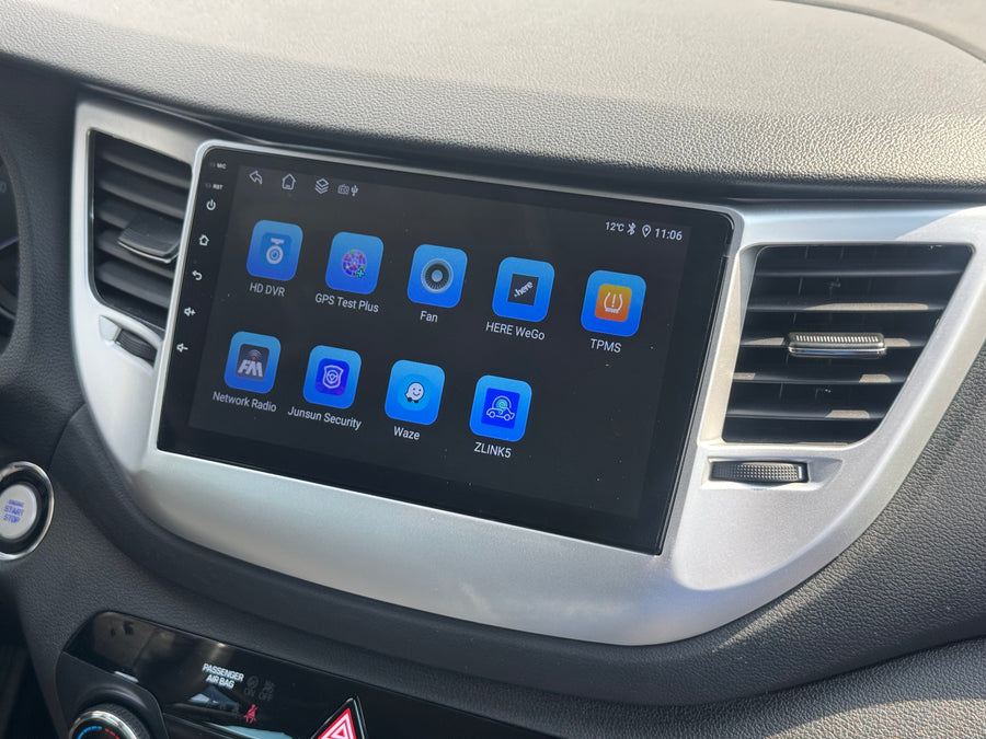 Hyundai Tucson 3 2015 - 2019 9" Android Multimédia fejegység - TopNAVI
