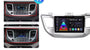 Hyundai Tucson 3 2015-2019 9" Android multimedia car radio touchscreen head unit — kép 3