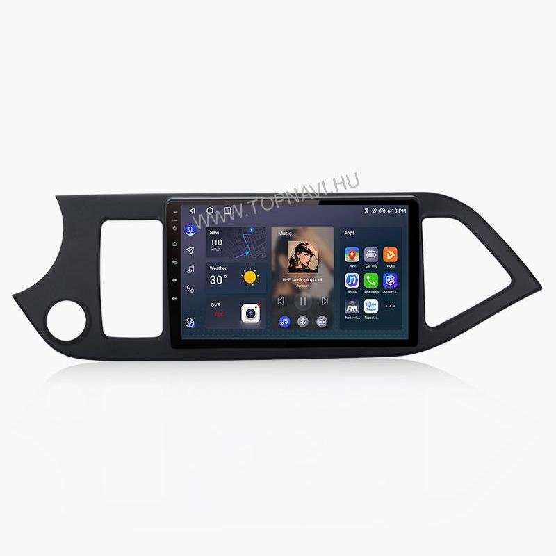 Kia Picanto 2011-2017 9" Android multimedia car radio touchscreen head unit — Márkaspecifikus multimédia