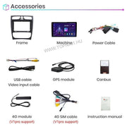 Mercedes-Benz A W168 / C W203 / CLK W209 / G W463 9" Android Multimedia Head Unit — kép 3
