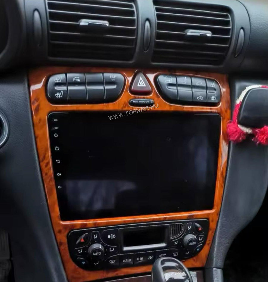 Mercedes - Benz A W168 / C W203 / CLK W209 / G W463 9" Android Multimédia Fejegység - TopNAVI