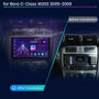 Mercedes-Benz C W203 / CLC W203 / CLK W209 9" Android multimedia car radio touchscreen head unit — kép 2