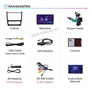 Mercedes-Benz C W203 / CLC W203 / CLK W209 9" Android multimedia car radio touchscreen head unit — kép 5