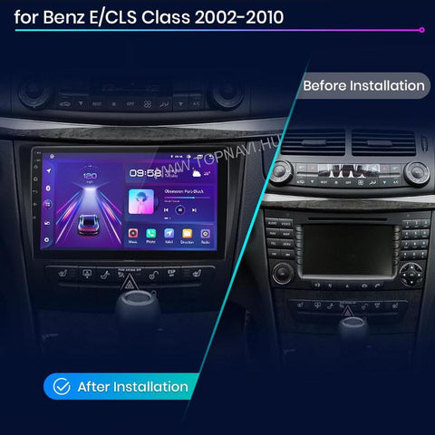 Mercedes - Benz E W211 / CLS W219 / G W463 9" Android Multimédia Fejegység - TopNAVI