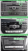 Mercedes-Benz GLK X204 2008-2015 10.25" Android multimedia car radio touchscreen head unit — kép 2