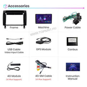 Mercedes-Benz SLK R171 2004- 2010 9" Android Multimedia Head Unit — kép 3
