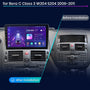 Mercedes-Benz W204 C-Class 2008-2014 Android multimedia car radio touchscreen head unit — kép 2