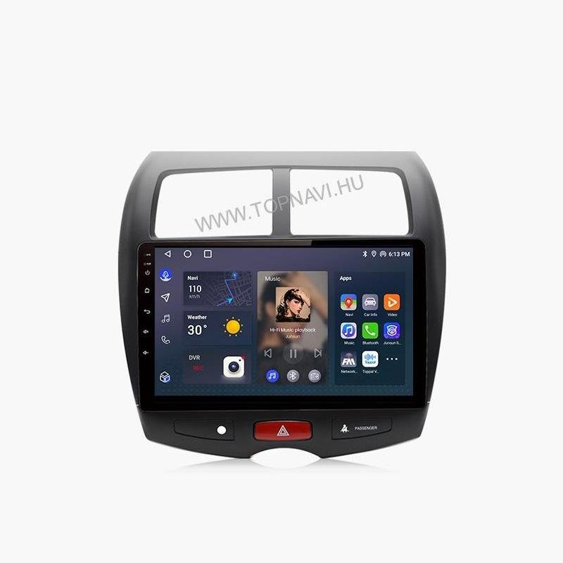 Mitsubishi ASX 2010 - 2021 10.1" Android Multimédia fejegység - TopNAVI