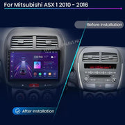 Mitsubishi ASX 2010- 2021 10.1" Android Multimedia head unit — kép 2
