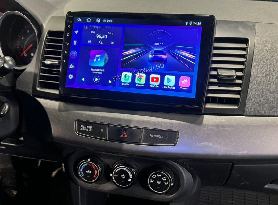 Mitsubishi Lancer 2007 - 2014 10.1" Android Multimédia fejegység - TopNAVI