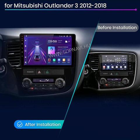 Mitsubishi Outlander 3 2012 - 2018 10.1" Android Multimédia fejegység - TopNAVI
