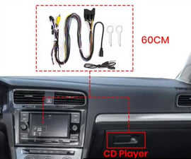 Multimédia tápkábel, hang - és antenna hosszabbító – MIB rendszerhez (60 cm) Volkswagen / Škoda / SEAT | 2012+ autórádió, hifi, rádió és fejegység nagy kijelzővel, CarPlay, Android autó, Wifi és Bluetooth támogatással,