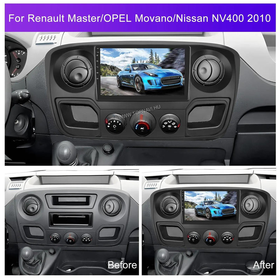 Nissan Nv400 2010 - 2021 10.1" Android Multimédia fejegység - TopNAVI