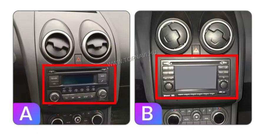 Nissan Qashqai J10 2005 - 2013 9" Android Multimédia fejegység - TopNAVI