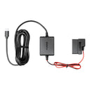 70mai OBD-II Hardwire Kit teljes szett fehér háttéren: OBD-II csatlakozó, POWER feliratú vezérlőmodul és USB-C kábel