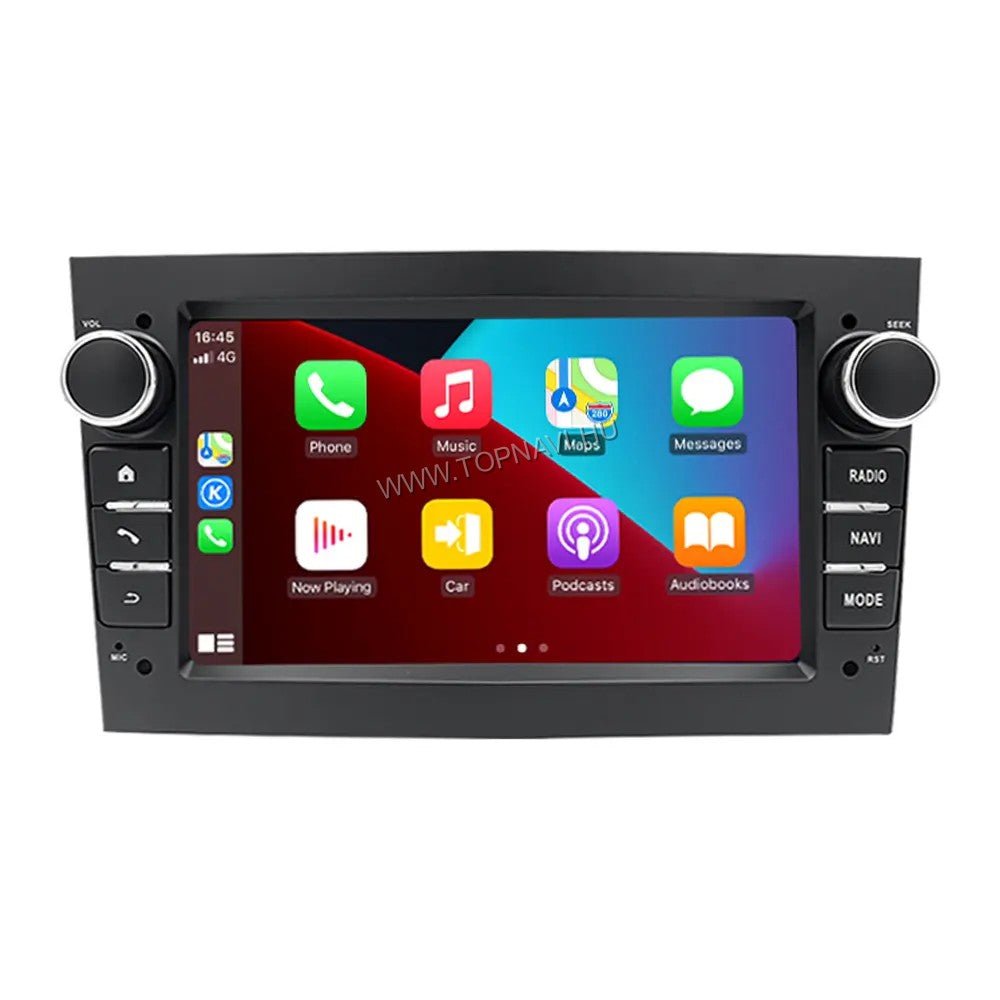 Opel Astra, Vectra, Zafira, Corsa, Meriva 7" Matt Fekete Android Multimédia fejegység - TopNAVI