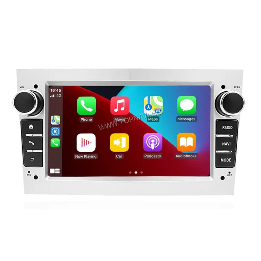 Opel Astra, Vectra, Zafira, Corsa, Meriva Ezüst 7" Android Multimédia fejegység - TopNAVI