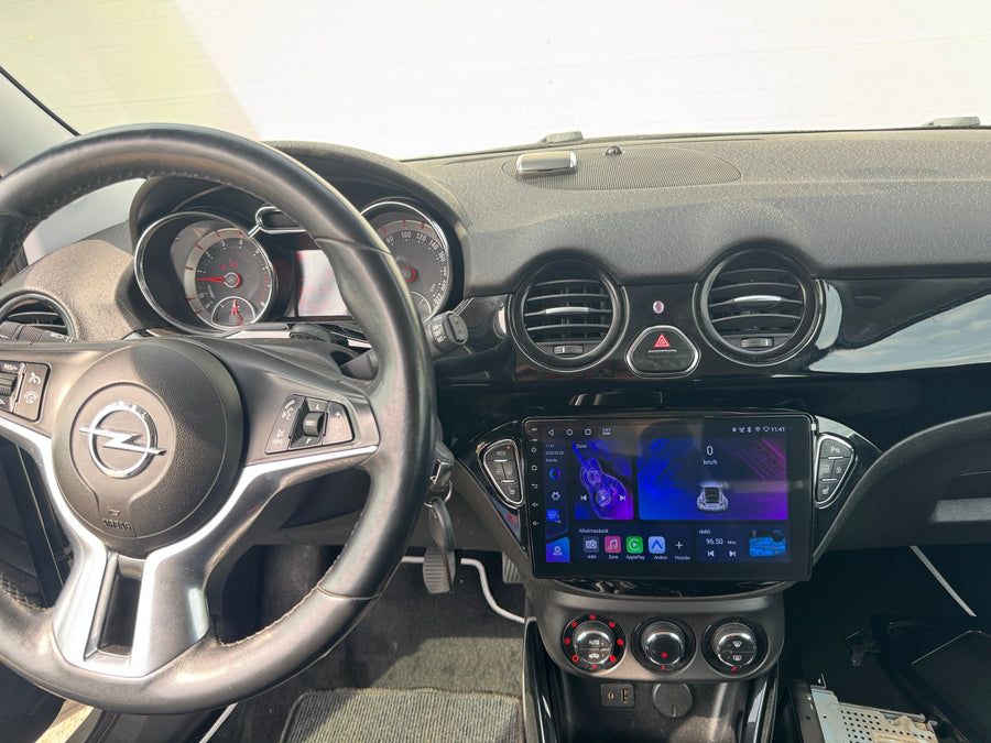 Opel Corsa E / Adam 2013 - 2019 9" Android Multimédia fejegység autórádió, hifi, rádió és fejegység nagy kijelzővel, CarPlay, Android autó, Wifi és Bluetooth támogatással,