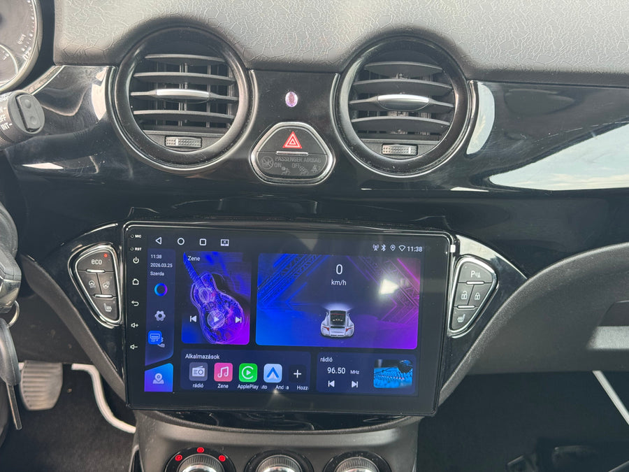 Opel Corsa E / Adam 2013 - 2019 9" Android Multimédia fejegység autórádió, hifi, rádió és fejegység nagy kijelzővel, CarPlay, Android autó, Wifi és Bluetooth támogatással,