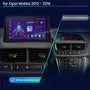 Opel Mokka 2012-2016 9" Android multimedia car radio touchscreen head unit — kép 2