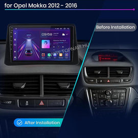 Opel Mokka 2012 - 2016 9" Android Multimédia fejegység - TopNAVI