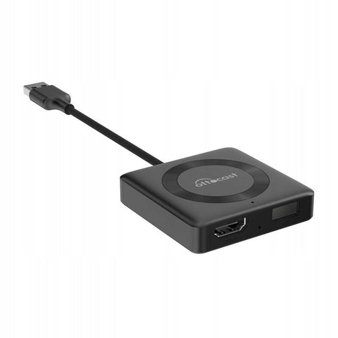 Ottocast CA361-C4 vezeték nélküli CarPlay adapter csatlakozókkal