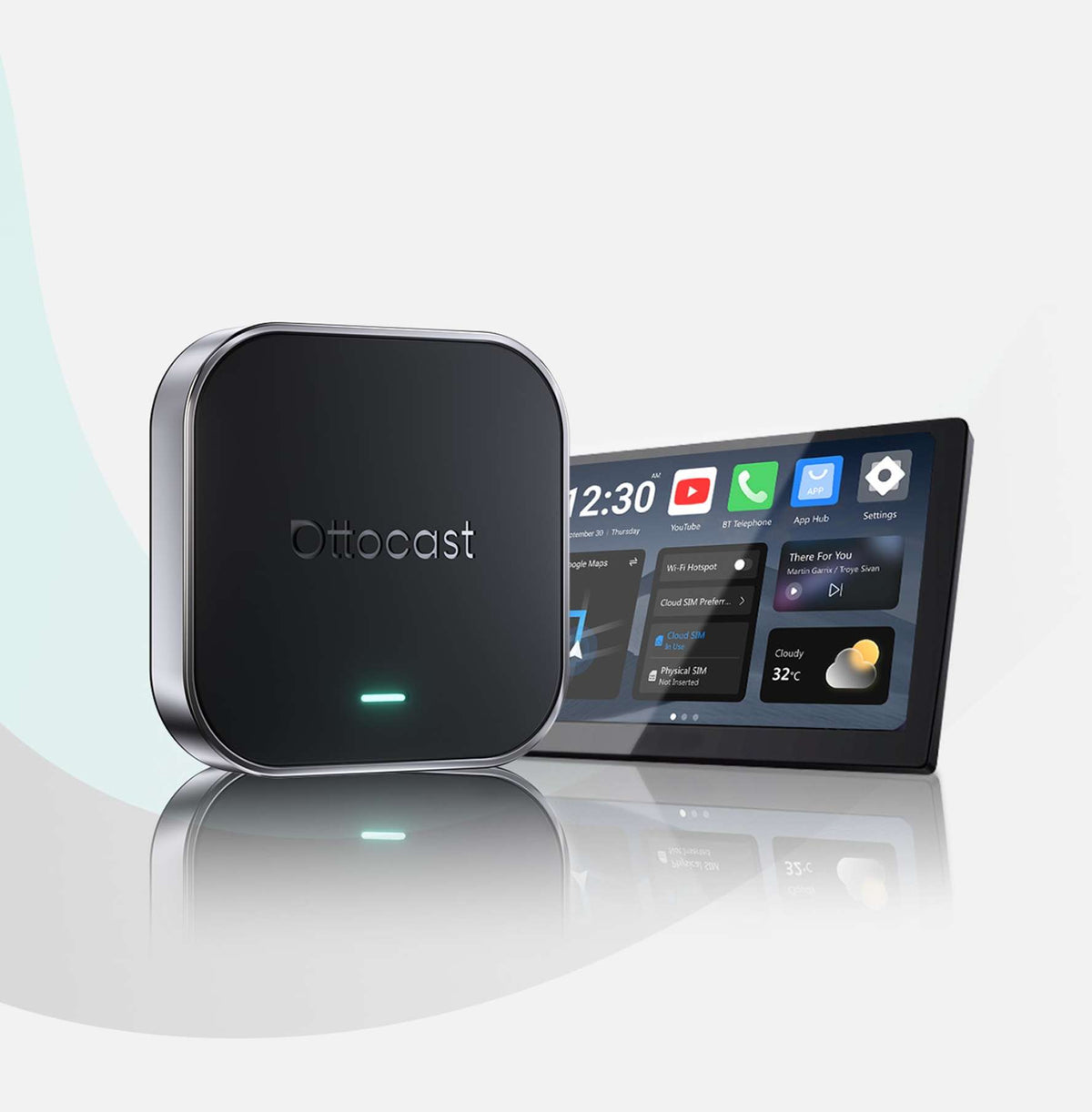 Ottocast OttoAibox E2 CarPlay AI Box – Android 13 alapú vezeték nélküli CarPlay és Android Auto adapter