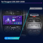 Peugeot 206 1998- 2010 9" Android Multimedia Head Unit — kép 4