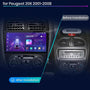 Peugeot 206 1998-2010 9" Android multimedia car radio touchscreen head unit — kép 4