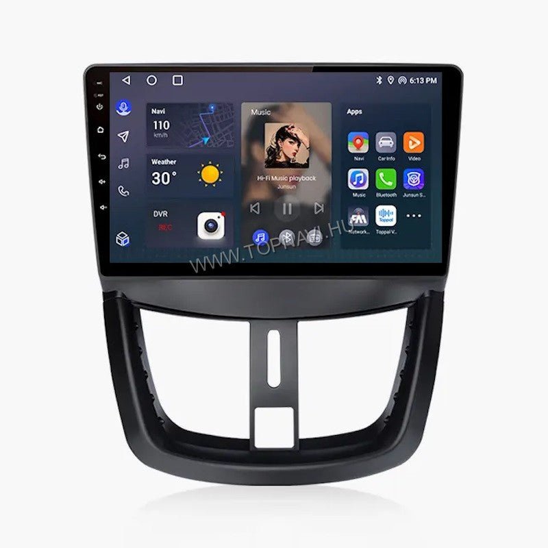 Peugeot 207 2006 - 2015 9" Android Multimédia fejegység - TopNAVI