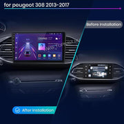 Peugeot 308 2013- 2017 9" Android Multimedia Head Unit — kép 2