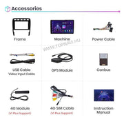 Porsche Cayenne 2002- 2010 9" Android Multimedia Head Unit — kép 5