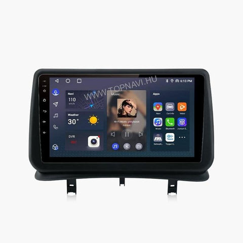 Renault Clio 3 2005 - 2012 9" Android Multimédia fejegység - TopNAVI