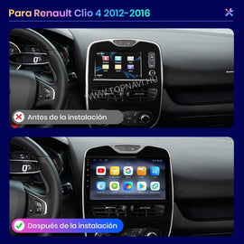 Renault Clio 4 2012 - 2016 10.1" Android Multimédia fejegység - TopNAVI