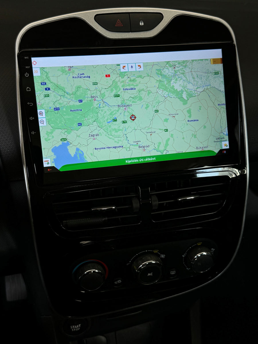 Renault Clio 4 2012 - 2016 10.1" Android Multimédia fejegység - TopNAVI