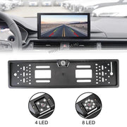 LED reversing camera built into the license plate frame — kép 1