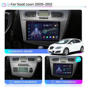 Seat Leon 2/ Toledo 3 9" Android Multimedia Head Unit — kép 2