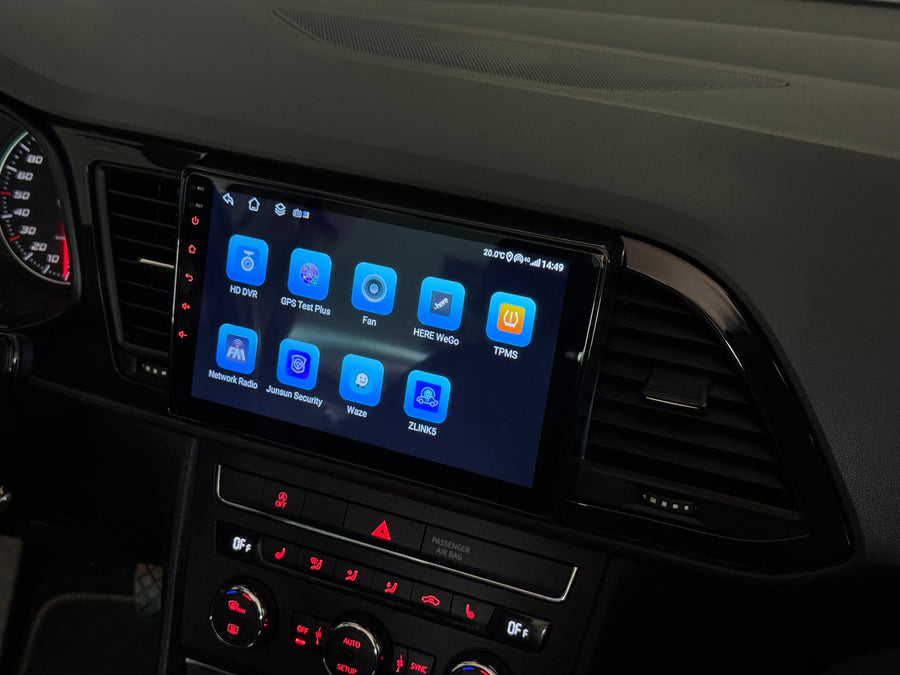 Seat Leon Mk3 2012 - 2020 9" Android Multimédia fejegység - TopNAVI