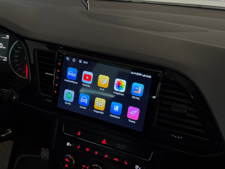 Seat Leon Mk3 2012 - 2020 9" Android Multimédia fejegység - TopNAVI
