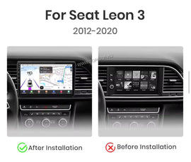 Seat Leon Mk3 2012 - 2020 9" Android Multimédia fejegység - TopNAVI
