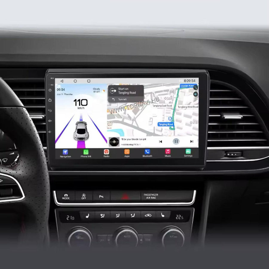 Seat Leon Mk3 2012 - 2020 9" Android Multimédia fejegység - TopNAVI