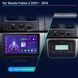 Skoda Fabia 2 2007 - 2014 10.1" Android Multimédia fejegység - TopNAVI